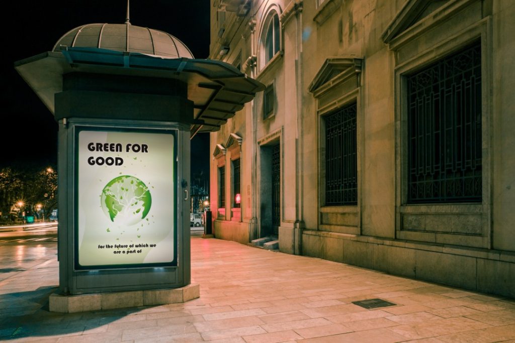 green for good mockup